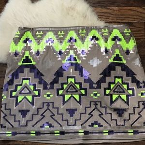 NWT Express Sequin Skirt